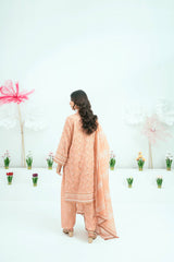 Unstitched Printed Lawn 3 Piece