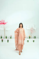 Unstitched Printed Lawn 3 Piece