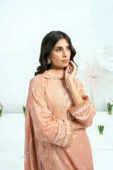 Unstitched Printed Lawn 3 Piece