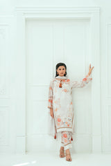 Unstitched Printed Lawn 3 Piece