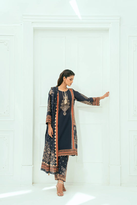 Printed Lawn 3 Piece