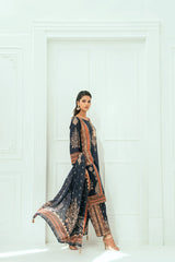 Unstitched Printed Lawn 3 Piece