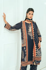 Unstitched Printed Lawn 3 Piece