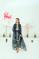 Unstitched Printed Lawn 3 Piece