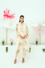 Unstitched Printed Lawn 3 Piece