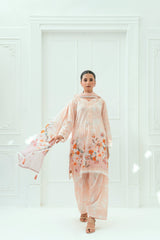 Unstitched Printed Lawn 3 Piece