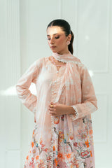 Unstitched Printed Lawn 3 Piece