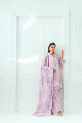 Unstitched Printed Lawn 3 Piece