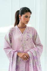 Unstitched Printed Lawn 3 Piece