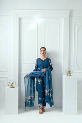 Unstitched Printed Lawn 3 Piece