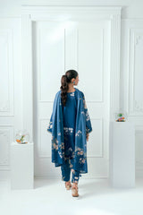 Unstitched Printed Lawn 3 Piece