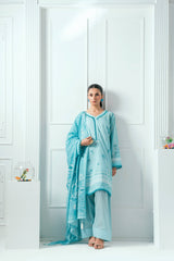 Unstitched Printed Lawn 3 Piece