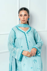 Unstitched Printed Lawn 3 Piece