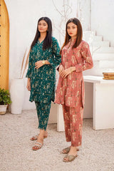 Marian Pink Printed Khaddar