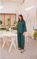 Green Cotton Co-Ord Set