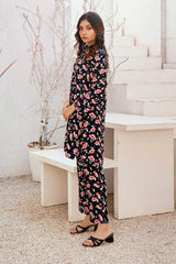 Pink Printed Linen