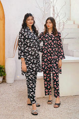 Pink Printed Linen