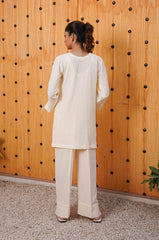 Light Lemon Georgette Set