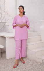 Bright Pink Georgette Set