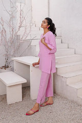 Bright Pink Georgette Set