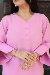 Bright Pink Georgette Set