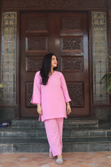 Bright Pink Georgette Set