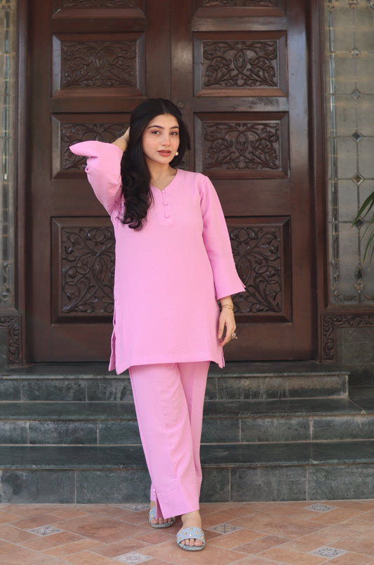 Bright Pink Georgette Set