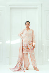 Unstitched Printed Lawn 3 Piece